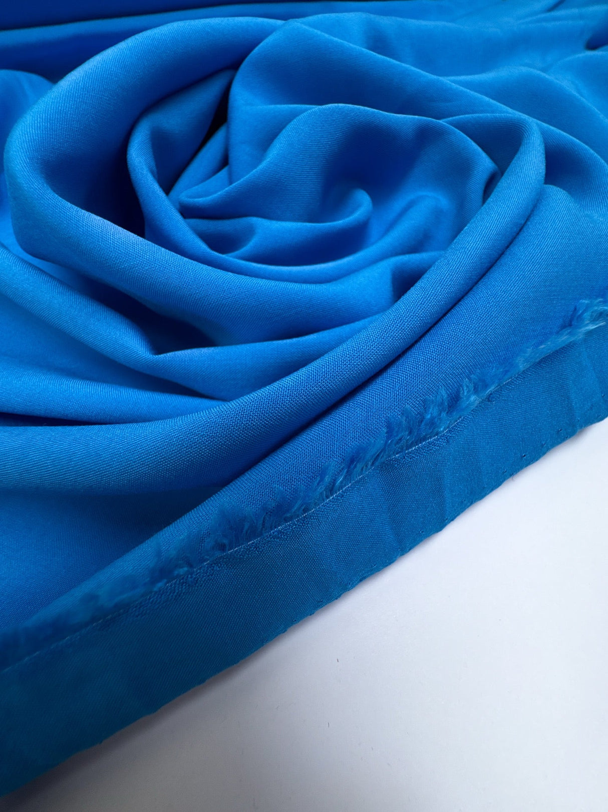 Blue Viscose Plain Woven