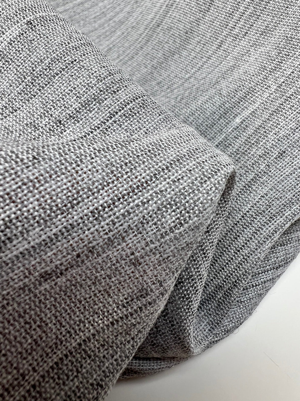 Polyamide Fabric Melange Gray Lightweight