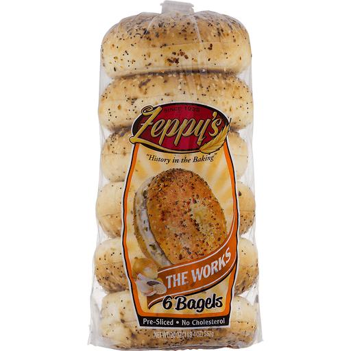 Zeppys The Work Bagels 6 Pcs