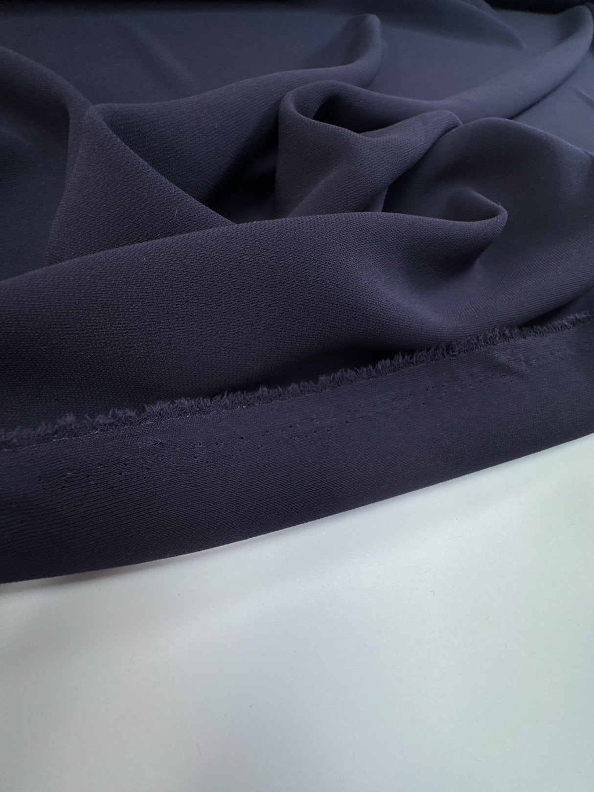 Polyester Piqué Purple-Blue Stretch Fabric