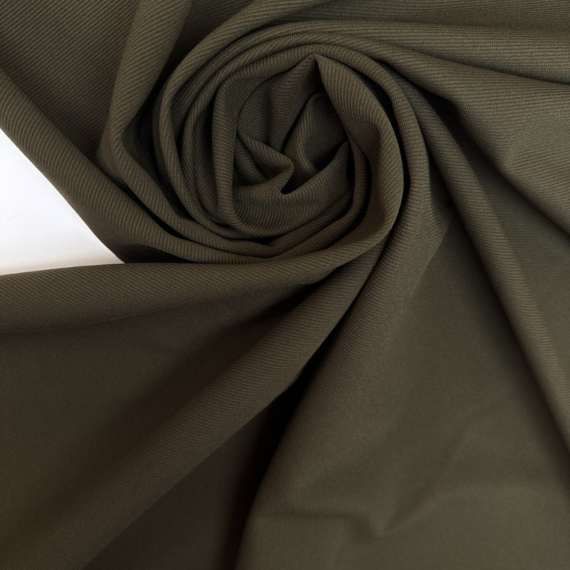 Green Polyamide Elastane Twill