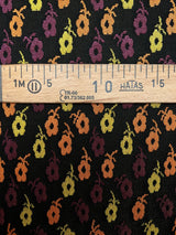 Floral Multicolour Jacquard Knitted Fabric