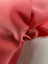Pink Polyester Crepe