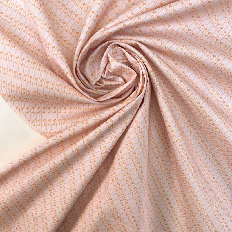 Printed White Cotton Twill