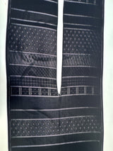 Black Polyamid Elastane Jacquard Knit