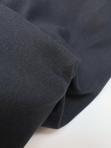 Cotton Blue Rep Weave Fabric