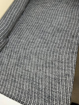 Lurex Tweed Silver Gray Blue