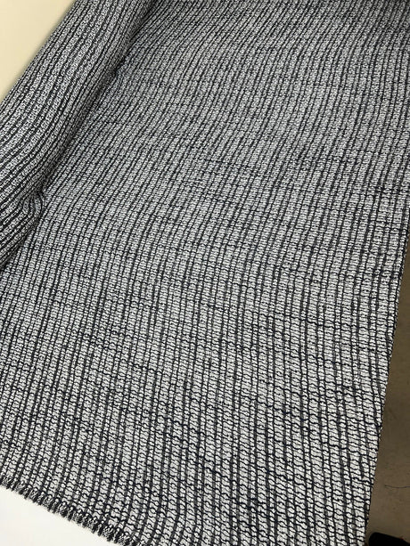 Lurex Tweed Silver Gray Blue