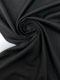 Wool Twill Suit Fabric Black