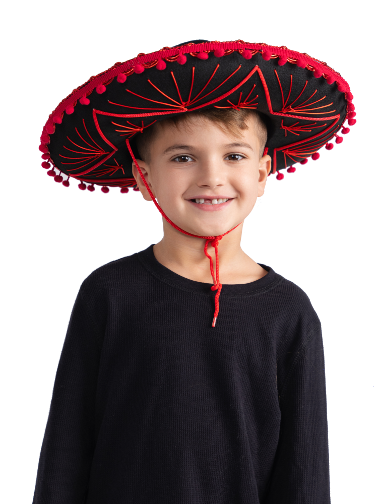 Mexican Sombrero Hat Costume Accessory - Kids