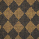 1 Yard Black Terracota Pure Linen Yarn-Dyed Quilted Mesh Fabric Midweight 65 Inch Width