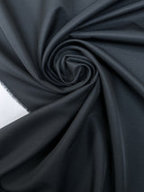 Wool Jacquard Suiting Blue Black Striped