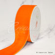 1 1/2" Bright Velvet Ribbon-7 Yds (Orange)