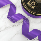1 1/2" Double Face Satin-25 Yds (Purple)