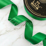 1 1/2" Double Face Satin-25 Yds (Vibrant Green)