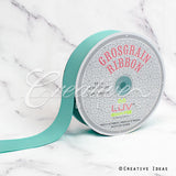 1 1/2" Grosgrain Ribbon - 50 Yards (Aqua)