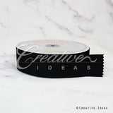 1 1/2" Grosgrain Ribbon - 50 Yards (Black)