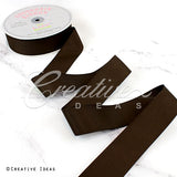 1 1/2" Grosgrain Ribbon - 50 Yards (Brown)