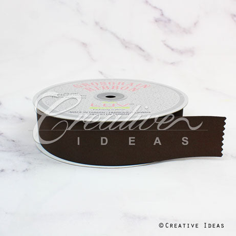 1 1/2" Grosgrain Ribbon - 50 Yards (Brown)