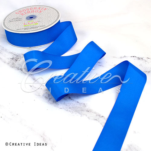 1 1/2" Grosgrain Ribbon - 50 Yards (Electric Blue)