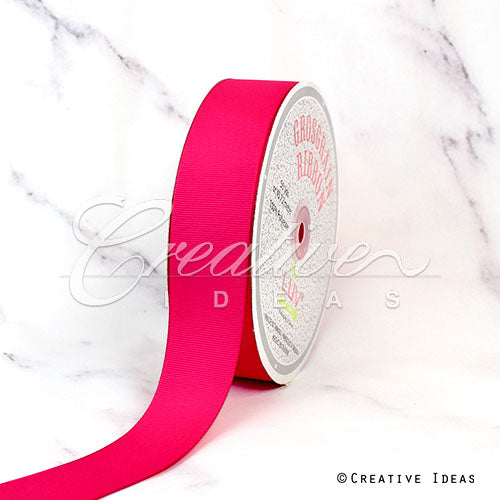 1 1/2" Grosgrain Ribbon - 50 Yards (Hot Pink)