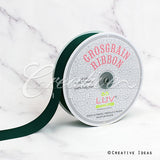 1 1/2" Grosgrain Ribbon - 50 Yards (Hunter Green)