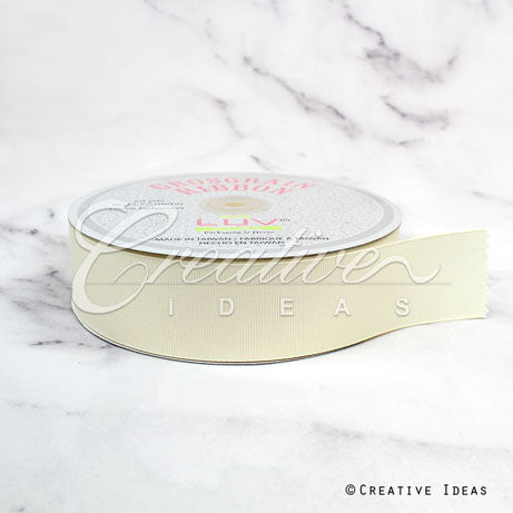 1 1/2" Grosgrain Ribbon - 50 Yards (Ivory)