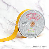 1 1/2" Grosgrain Ribbon - 50 Yards (Light Gold)
