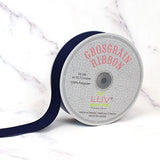 1 1/2" Grosgrain Ribbon - 50 Yards (Navy Blue)