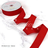 1 1/2" Grosgrain Ribbon - 50 Yards (Red)