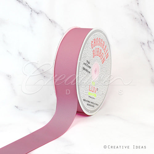 1 1/2" Grosgrain Ribbon - 50 Yards (Rosy Mauve)