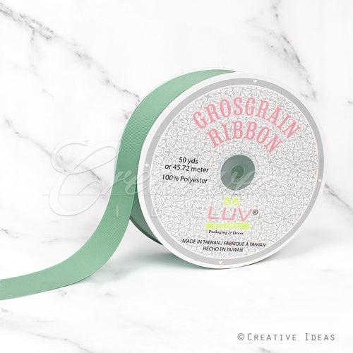 1 1/2" Grosgrain Ribbon - 50 Yards (Sage)