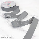 1 1/2" Grosgrain Ribbon - 50 Yards (Silver)