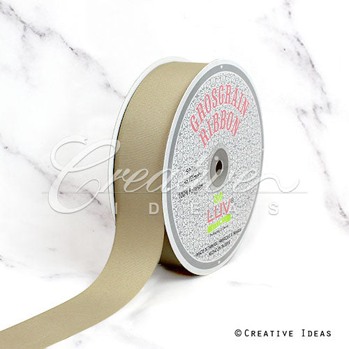 1 1/2" Grosgrain Ribbon - 50 Yards (Toffee)