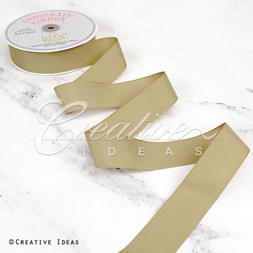 1 1/2" Grosgrain Ribbon - 50 Yards (Toffee)