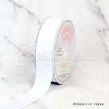 1 1/2" Grosgrain Ribbon - 50 Yards (White)