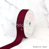 1 1/2" Grosgrain Ribbon - 50 Yards (Wine)
