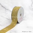 1 1/2" Metallic Taffeta - 25 Yards (Gold)