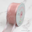 1 1/2" Organza With Satin Edge Ribbon - 25 Yards (Blush)