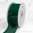 1 1/2" Organza With Satin Edge Ribbon - 25 Yards (Hunter Green)