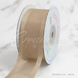 1 1/2" Organza With Satin Edge Ribbon - 25 Yards (Toffee)