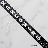 1 1/2" Satin Homecoming Ribbon-21 Feet (Black)