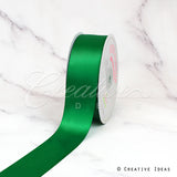 1 1/2" Single Face Satin-50 Yds (Vibrant Green)