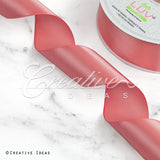 1 1/2" Single Face Satin-50 Yds (Cinnamon)