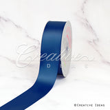 1 1/2" Single Face Satin-50 Yds (Midnight Blue)