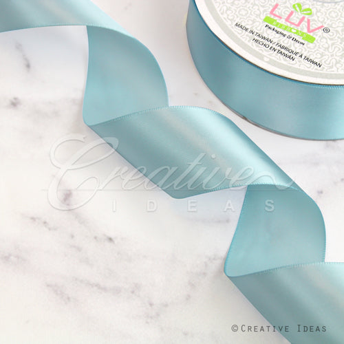 1 1/2" Single Face Satin Ribbon - 50 Yards (Celadon)
