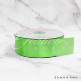 1 1/2" Single Face Satin Ribbon - 50 Yards (Apple Green)