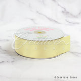 1 1/2" Single Face Satin Ribbon - 50 Yards (Baby Maize)