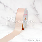 1 1/2" Single Face Satin Ribbon - 50 Yards (Butter Cream)