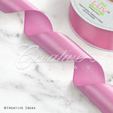 1 1/2" Single Face Satin Ribbon - 50 Yards (Colonial Rose)